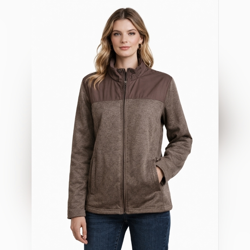 Daniel Cremieux Women's Casual Fleece Jacket Size LARGE.